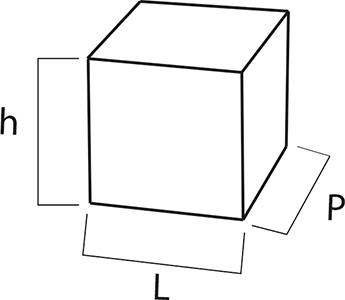 Technical drawing cubes